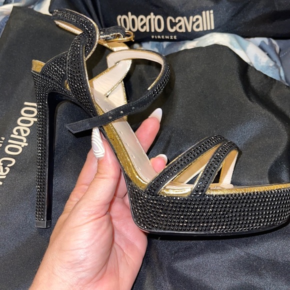 Roberto Cavalli Embellished Sandals - Picture 5 of 12
